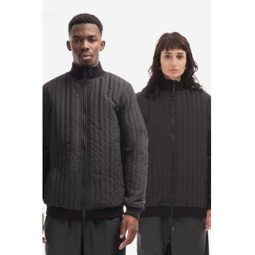 Rains geacă Liner High Neck Jacket culoarea negru, de tranzitie 18300.BLACK-BLACK