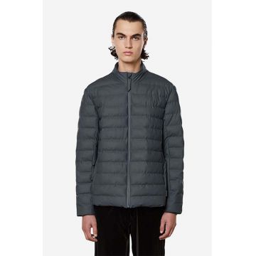 Rains geacă Trekker Jacket culoarea gri, de tranziție 1543.SLATE-SLATE