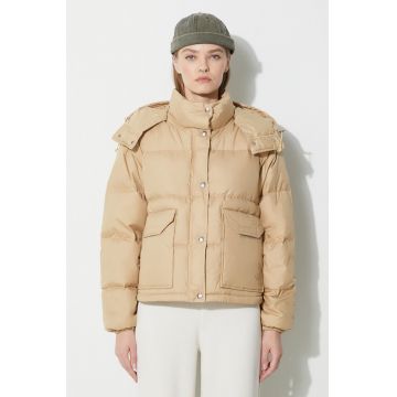The North Face geaca de puf '71 Sierra Down Short Jacket femei, culoarea bej, de iarna, oversize, NF0A7US4LK51