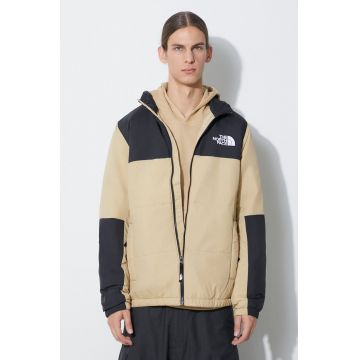 The North Face geaca Gosei Puffer Jacket barbati, culoarea bej, de tranzitie, NF0A557VLK51