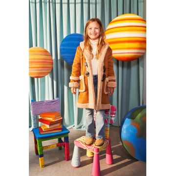 Jacheta de blana shearling sintetica