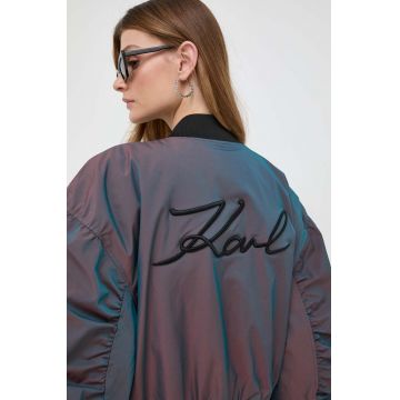 Karl Lagerfeld geaca bomber femei, de tranzitie