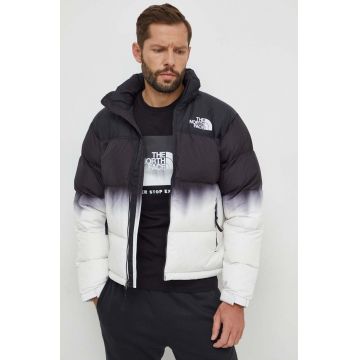 The North Face geaca barbati, culoarea negru, de iarna