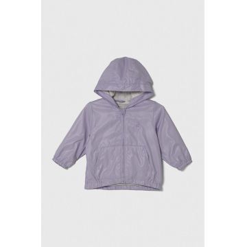 United Colors of Benetton geaca bebe culoarea violet