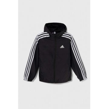 adidas geaca copii culoarea negru