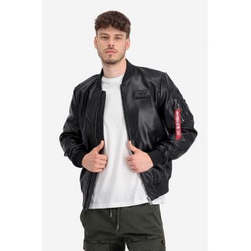 Alpha Industries geacă bomber culoarea negru, de tranziție 106108.03-black