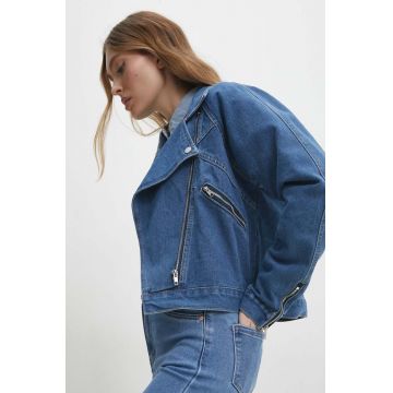 Answear Lab geacă din denim femei, de tranziție