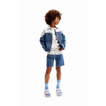 Desigual geacă din denim pentru copii