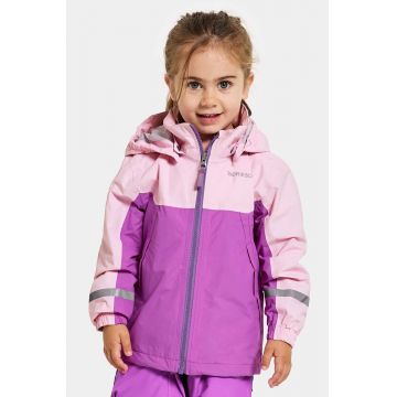 Didriksons geaca de ploaie copii PILVI KIDS JKT culoarea violet