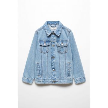 Jacheta de denim cu 4 buzunare