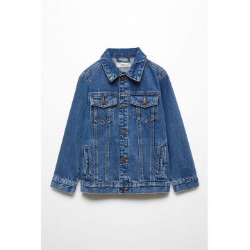 Jacheta de denim cu 4 buzunare