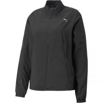 Jacheta femei Puma Run Favorite Woven Jacket 52317401, L, Negru