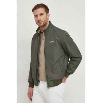 Pepe Jeans geaca barbati, culoarea verde, de tranzitie