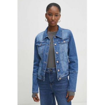 Answear Lab geacă din denim femei, de tranziție