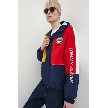 Tommy Jeans geaca Archive Games barbati, de tranzitie, oversize