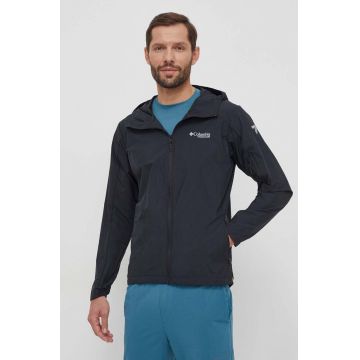 Columbia windbreaker Loop Trail II culoarea negru, 2071231