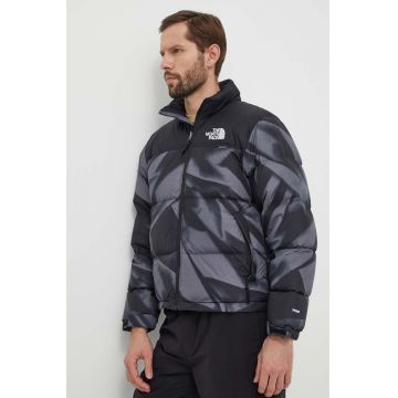 The North Face geaca de puf 1996 RETRO NUPTSE JACKET barbati, culoarea gri, de iarna, NF0A3C8DSIF1