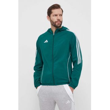 adidas Performance jacheta de antrenament Tiro24 culoarea verde, de tranzitie, IM8810