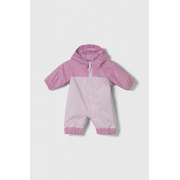 Columbia combinezon bebe Critter Jumper Rain culoarea roz