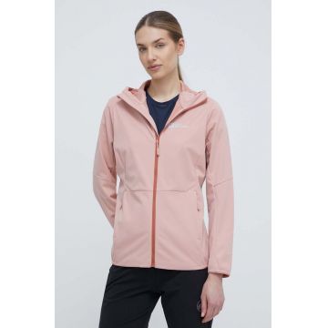 Jack Wolfskin jacheta de exterior Feldberg Hoody culoarea roz, 1306863