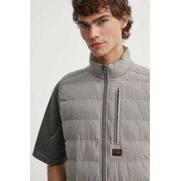 G-Star vestă bărbați, culoarea bej, de tranzitie