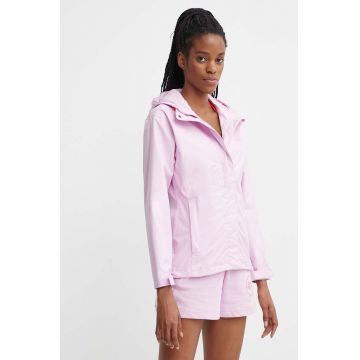 Helly Hansen geacă de ploaie Seven femei, culoarea roz, 62066