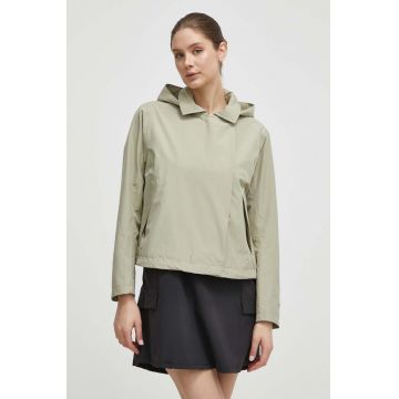 Helly Hansen geaca de ploaie T2 femei, culoarea verde, 53934