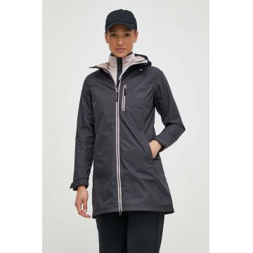 Helly Hansen geacă femei, culoarea negru, de tranziție 62650