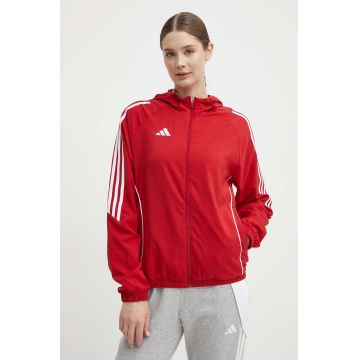 adidas Performance jacheta de antrenament Tiro 24 culoarea rosu, de tranzitie, IM8803