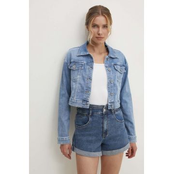 Answear Lab geacă din denim femei, de tranziție