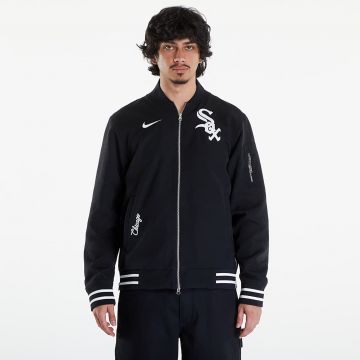Jacheta Nike Men's AC Bomber Jacket Chicago White Sox Black/ Black/ White