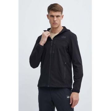 The North Face windbreaker Nimble culoarea negru, NF0A2XLBJK31