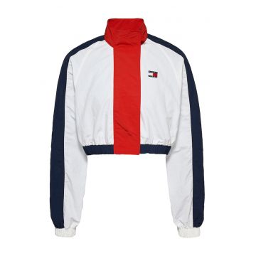Jacheta crop colorblock