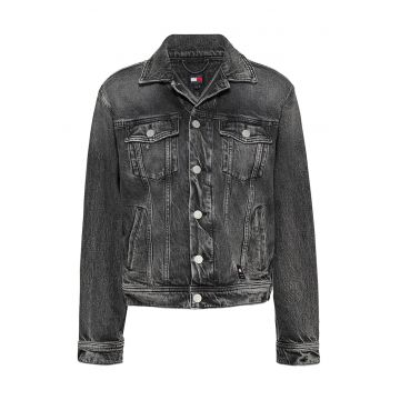 Jacheta de denim cu nasturi