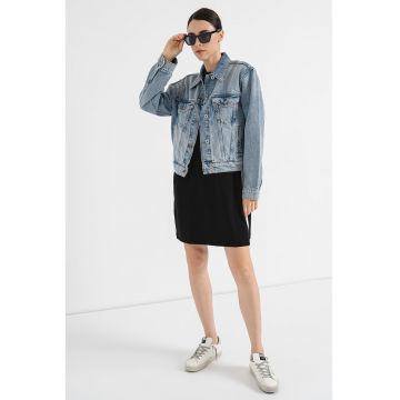 Jacheta uni de denim