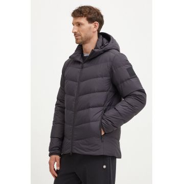 Jack Wolfskin geaca de puf Colonius barbati, culoarea negru, de iarna, 1207431