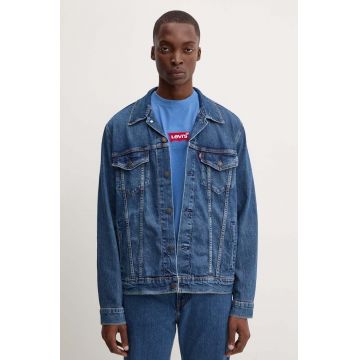 Levi's geacă din denim bărbați, de tranziție