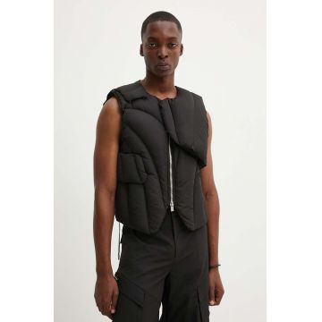 Heliot Emil vesta de puf barbati, culoarea negru, HE.M.03.003.P11.BLK01 Heliot Emil vesta de puf barbati, culoarea negru, HE.M.03.003.P11.BLK01