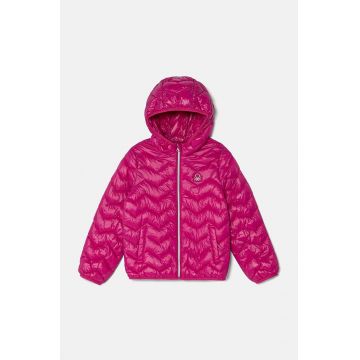 United Colors of Benetton geaca copii culoarea roz, 21INCN04U