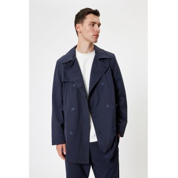 Trenci din amestec de bumbac cu o curea in talie Trenci din amestec de bumbac cu o curea in talie