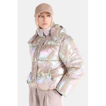 Geaca cu gluga si vatelina Geaca cu gluga si vatelina