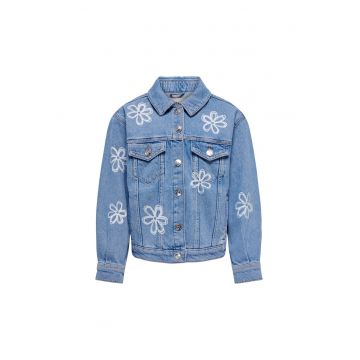 Jacheta din denim Fete -  302938384 - Bumbac