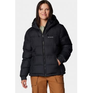 Geaca cu finisaj impermeabil si gluga Pike Lake II - Negru