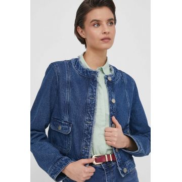 United Colors of Benetton camasa femei, cu guler clasic, slim United Colors of Benetton camasa femei, cu guler clasic, slim